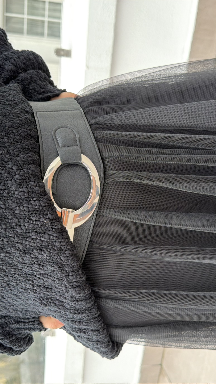 TASARIM İTALYAN KEMER GÜMÜŞ TOKALI