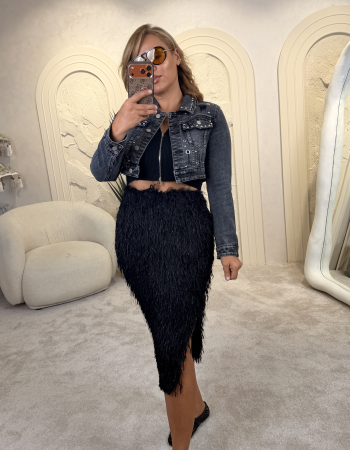 DİA STAR İTHAL JEAN KISA CEKET DİA STAR İTHAL JEAN KISA CEKET