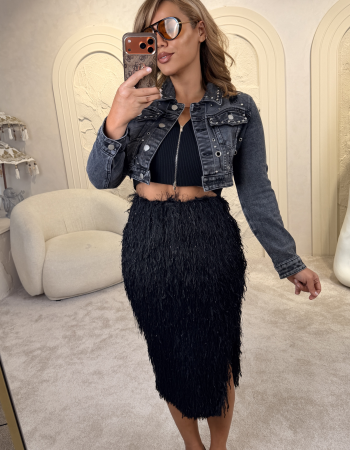 DİA STAR İTHAL JEAN KISA CEKET DİA STAR İTHAL JEAN KISA CEKET