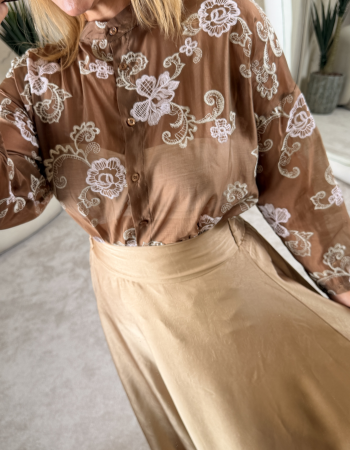 CHIC MAXİ ETEK GOLD CHIC MAXİ ETEK GOLD