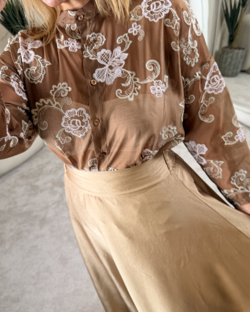 CHIC MAXİ ETEK GOLD CHIC MAXİ ETEK GOLD