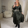 LEO İTHAL MAXİ DRESS HAKİ