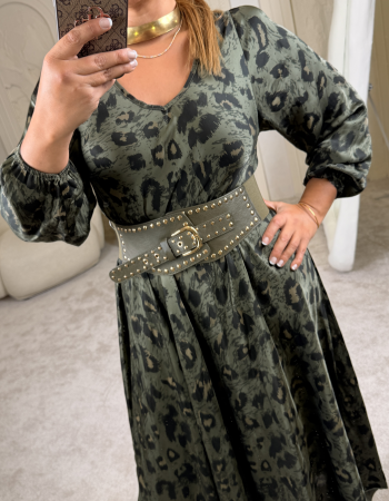 LEO İTHAL MAXİ DRESS HAKİ LEO İTHAL MAXİ DRESS HAKİ