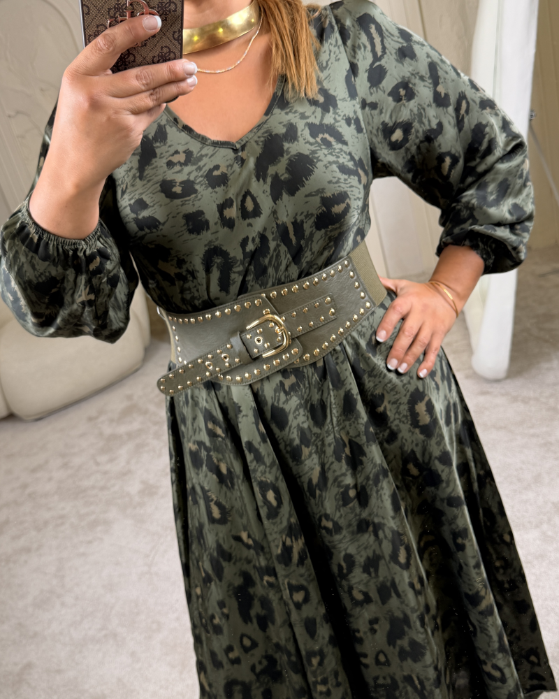 LEO İTHAL MAXİ DRESS HAKİ LEO İTHAL MAXİ DRESS HAKİ