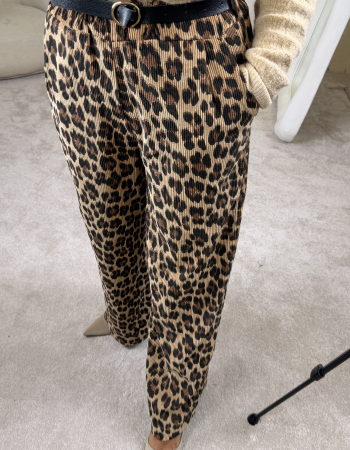 FİTİLLİ KADİFE LEOPAR İTALYAN PANTOLON FİTİLLİ KADİFE LEOPAR İTALYAN PANTOLON