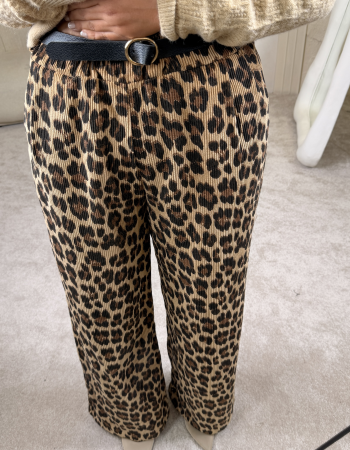 FİTİLLİ KADİFE LEOPAR İTALYAN PANTOLON FİTİLLİ KADİFE LEOPAR İTALYAN PANTOLON