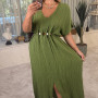 ALE İTHAL DRESS YEŞİL