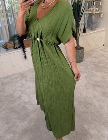 ALE İTHAL DRESS YEŞİL
