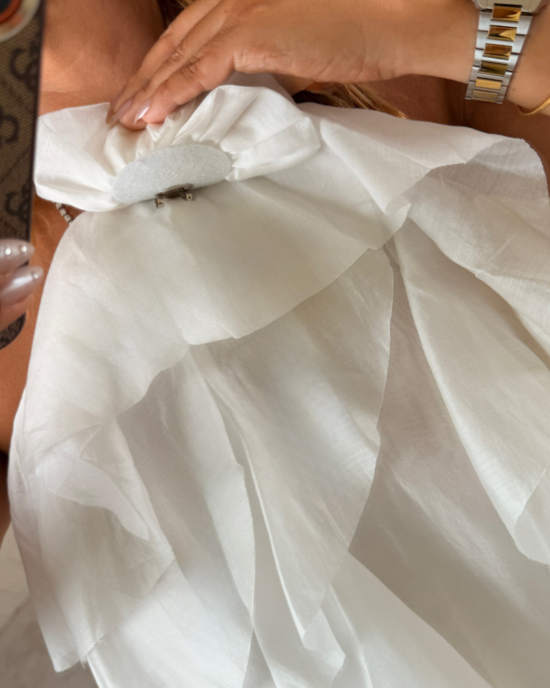 ROMANCE İTHAL NİGHT DRESS WHİTE ROMANCE İTHAL NİGHT DRESS WHİTE