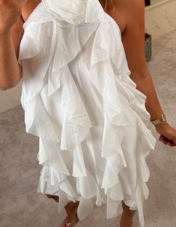 ROMANCE İTHAL NİGHT DRESS WHİTE ROMANCE İTHAL NİGHT DRESS WHİTE