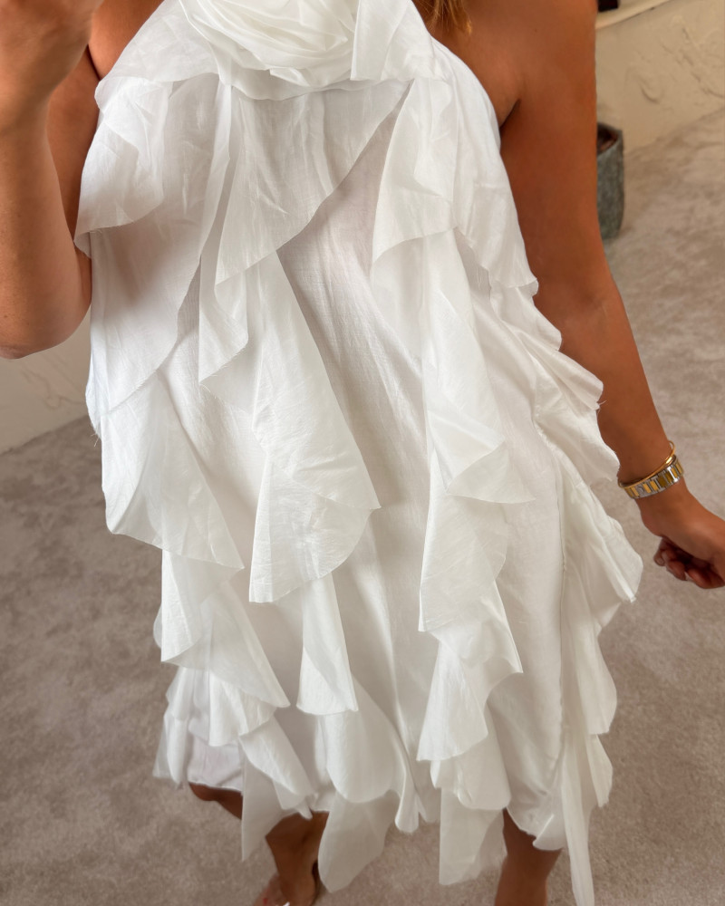 ROMANCE İTHAL NİGHT DRESS WHİTE ROMANCE İTHAL NİGHT DRESS WHİTE