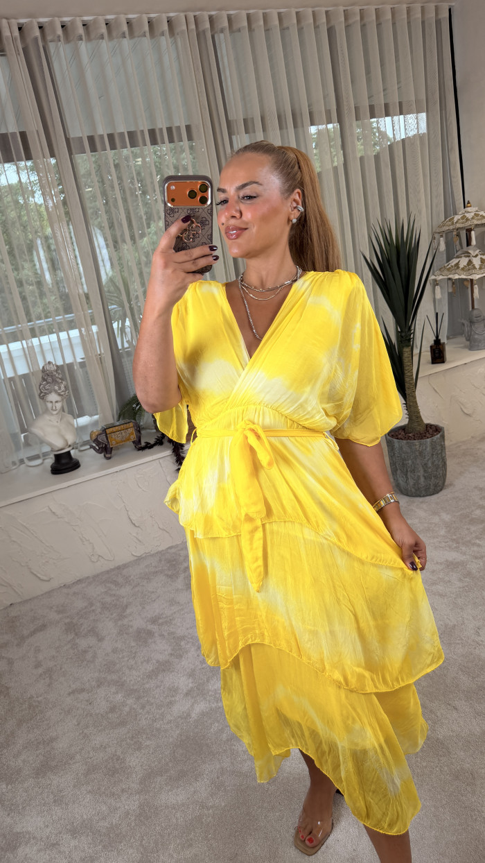 COSSY DRESS YELLOW