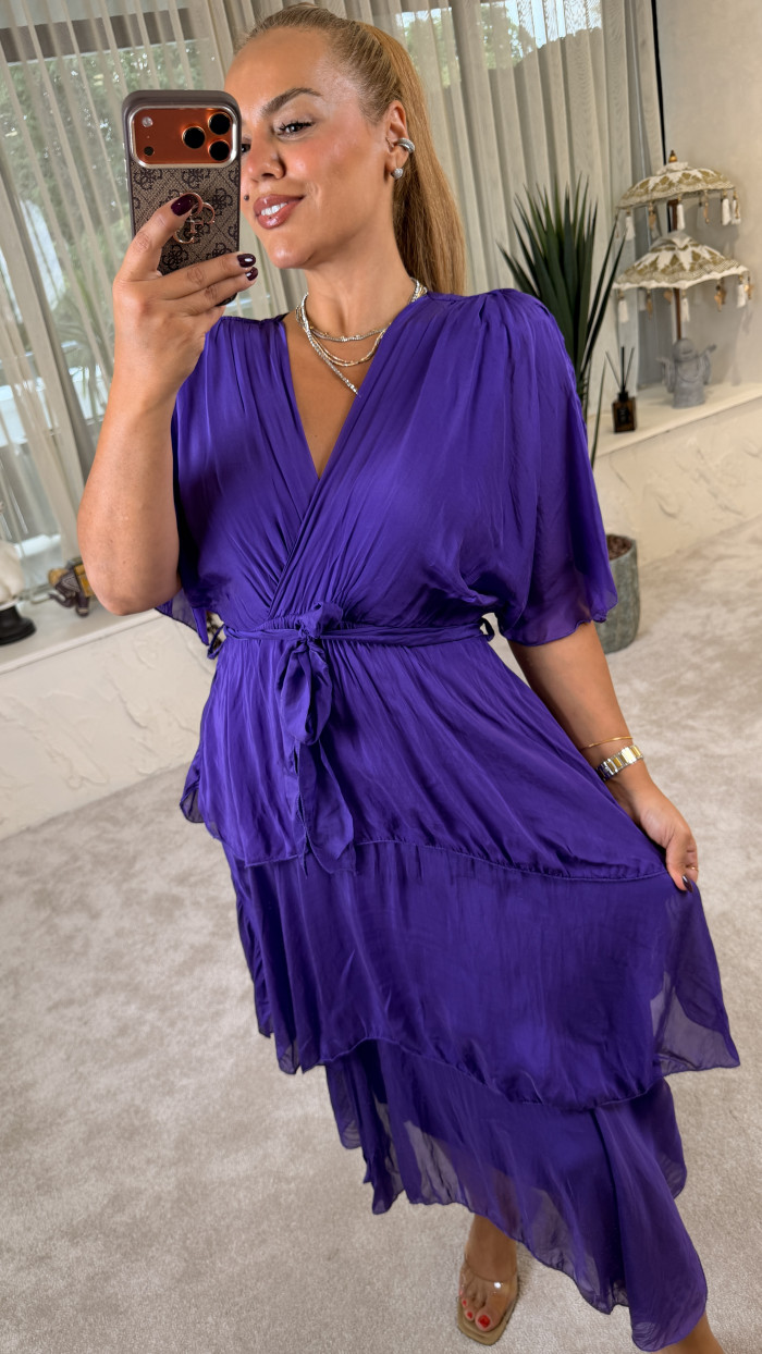 COSSY DRESS PURPLE