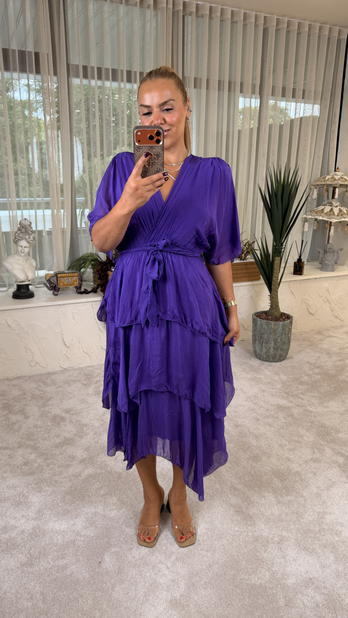 COSSY DRESS PURPLE