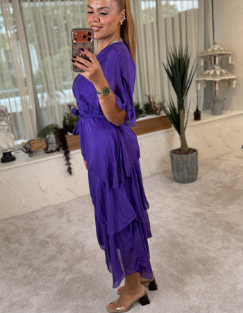 COSSY DRESS PURPLE COSSY DRESS PURPLE