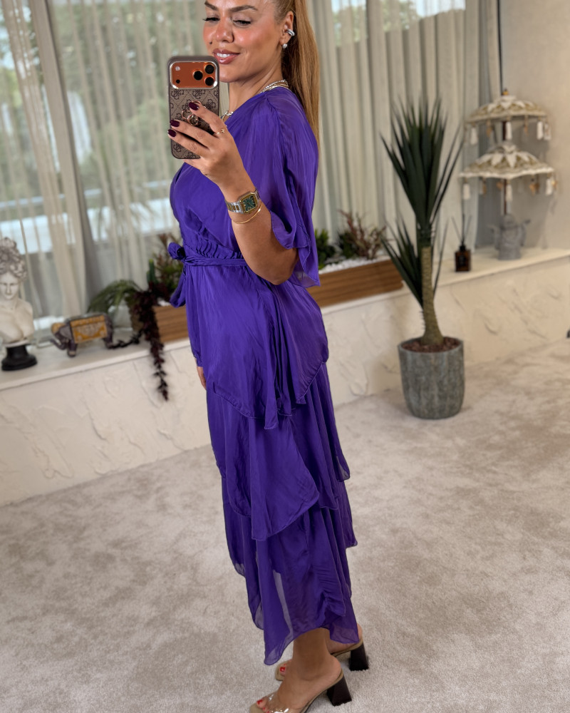 COSSY DRESS PURPLE COSSY DRESS PURPLE