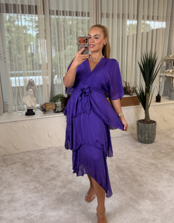 COSSY DRESS PURPLE COSSY DRESS PURPLE