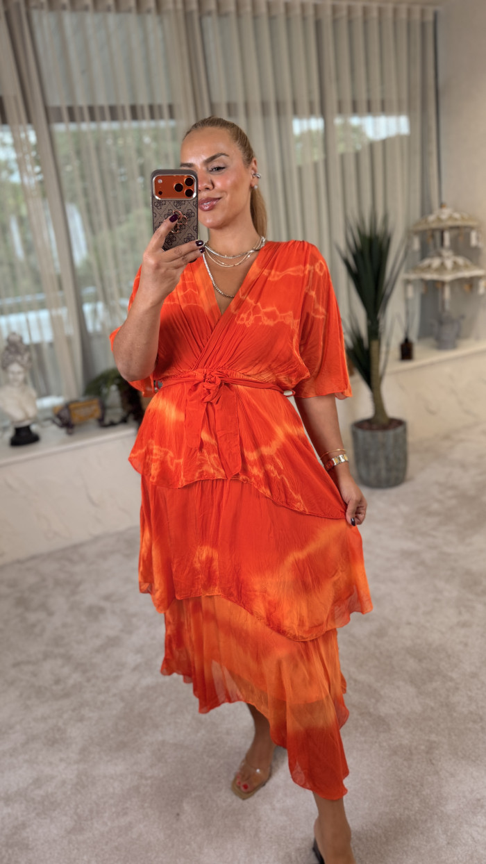 COSSY DRESS ORANGE