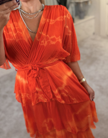 COSSY DRESS ORANGE COSSY DRESS ORANGE