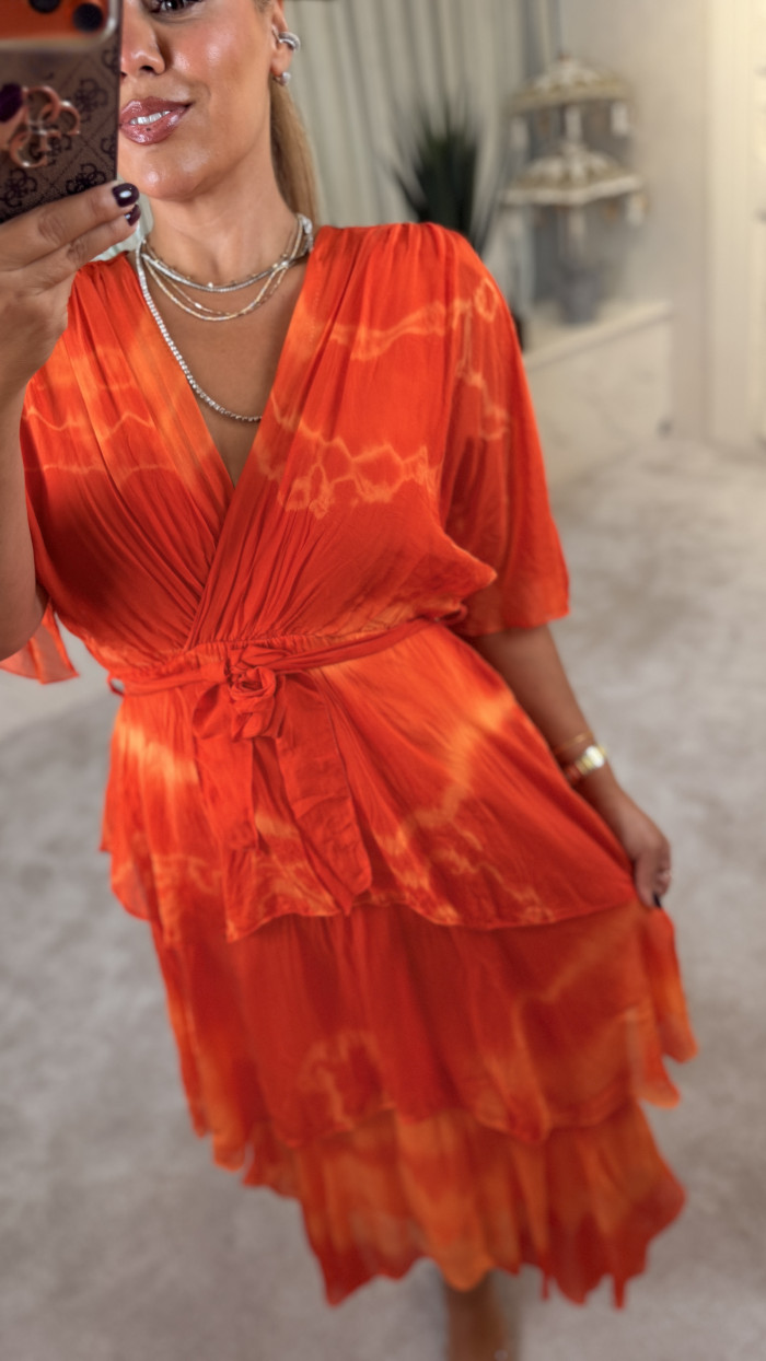 COSSY DRESS ORANGE