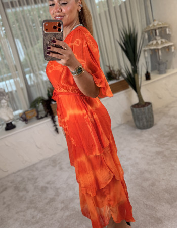 COSSY DRESS ORANGE COSSY DRESS ORANGE