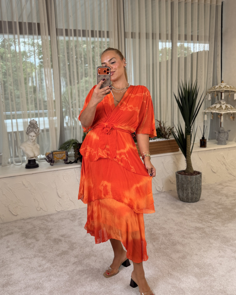 COSSY DRESS ORANGE COSSY DRESS ORANGE