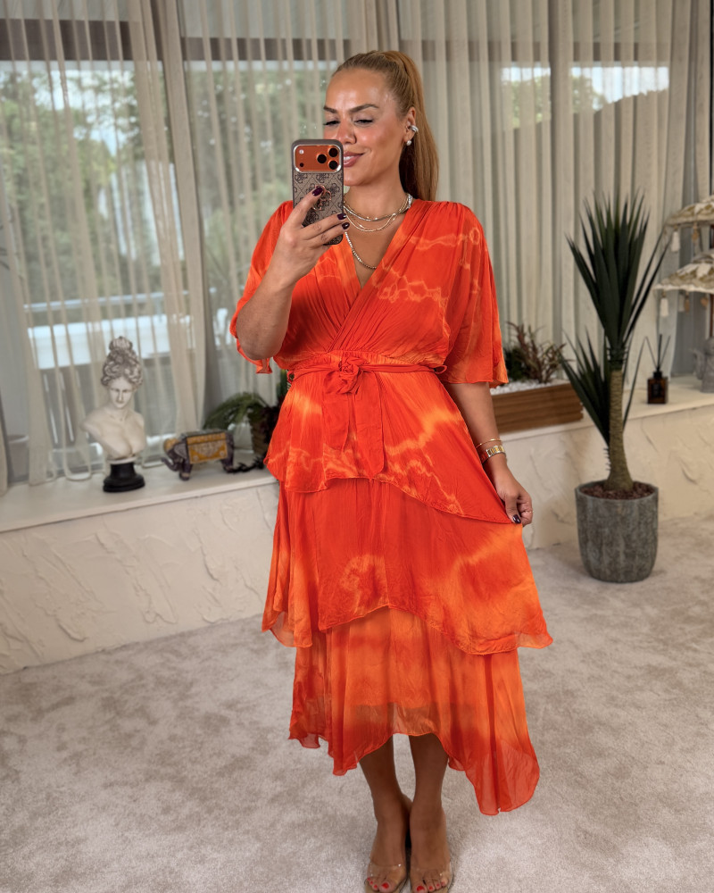 COSSY DRESS ORANGE COSSY DRESS ORANGE