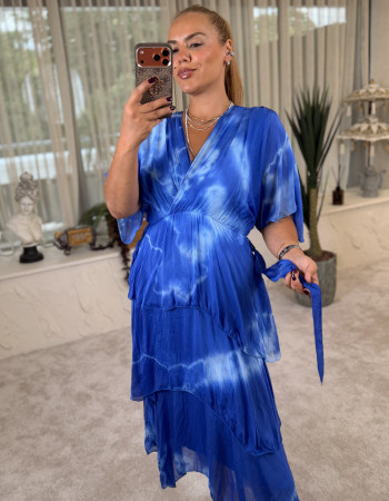 COSSY DRESS BLUE COSSY DRESS BLUE