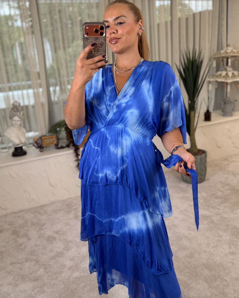COSSY DRESS BLUE COSSY DRESS BLUE