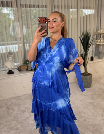 COSSY DRESS BLUE COSSY DRESS BLUE