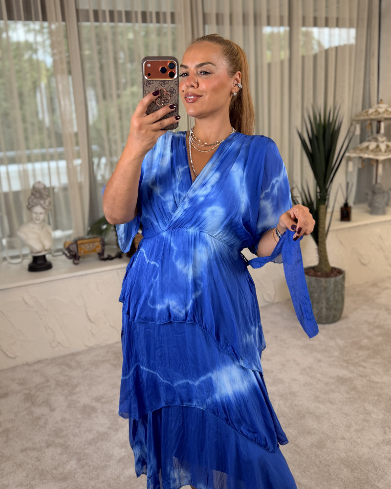 COSSY DRESS BLUE COSSY DRESS BLUE