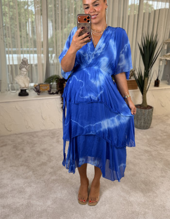 COSSY DRESS BLUE COSSY DRESS BLUE