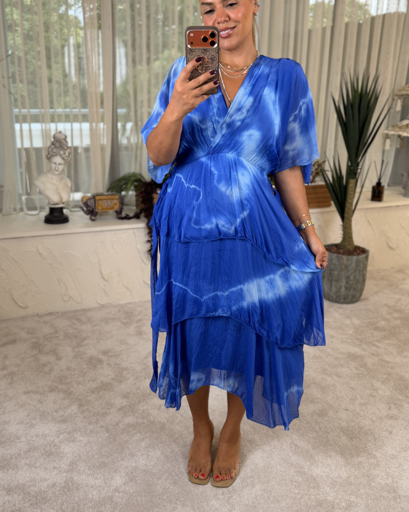 COSSY DRESS BLUE COSSY DRESS BLUE