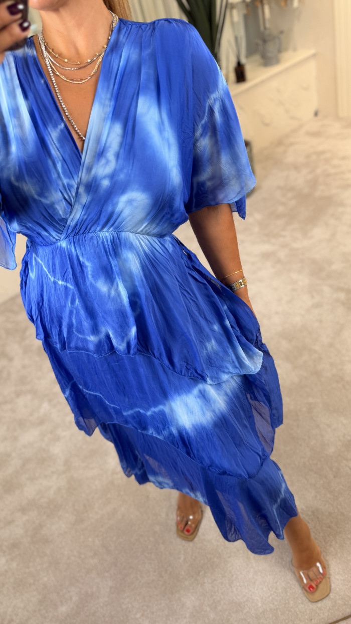COSSY DRESS BLUE