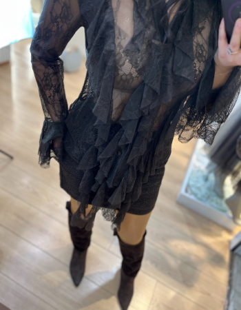 LEOPAR MİNİ ETEK KAHVE