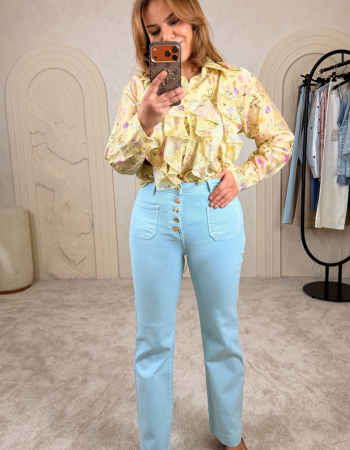 PUSH UP İTALYAN JEAN MAVİ