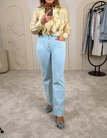 PUSH UP İTALYAN JEAN MAVİ