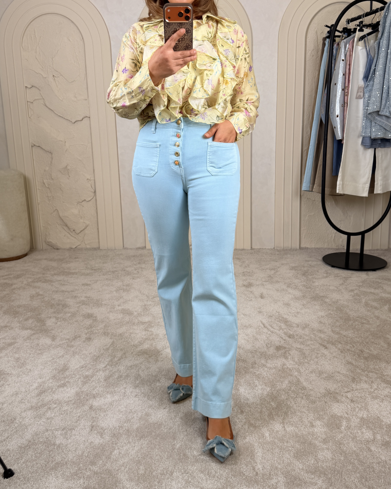 PUSH UP İTALYAN JEAN MAVİ