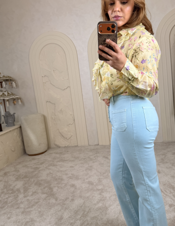 PUSH UP İTALYAN JEAN MAVİ