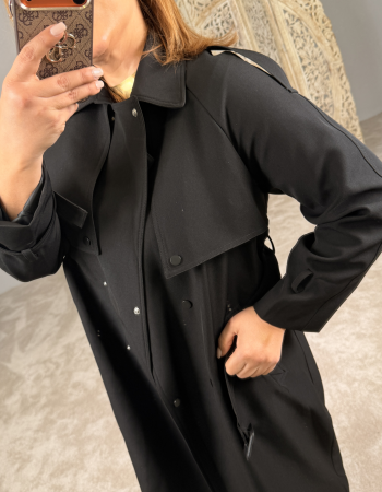 İTALYAN KOTON TRENÇKOT CAMEL