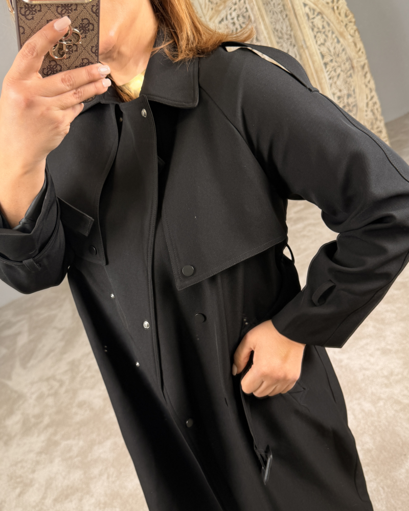 İTALYAN KOTON TRENÇKOT CAMEL