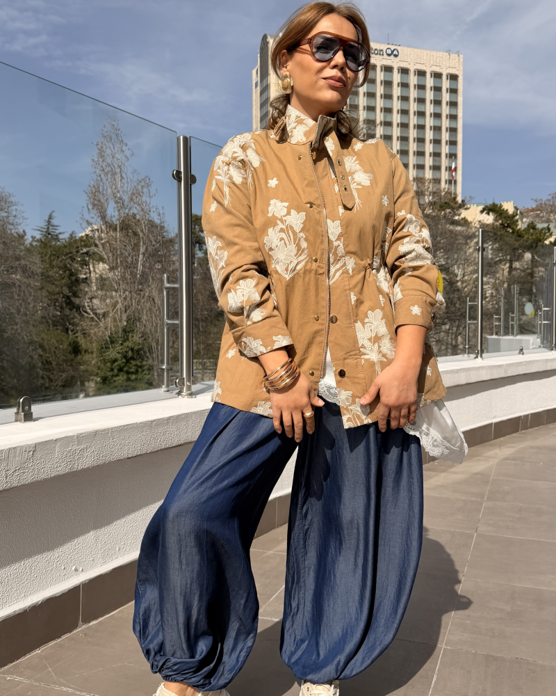 PARİS TASARIM TRENÇKOT CAMEL