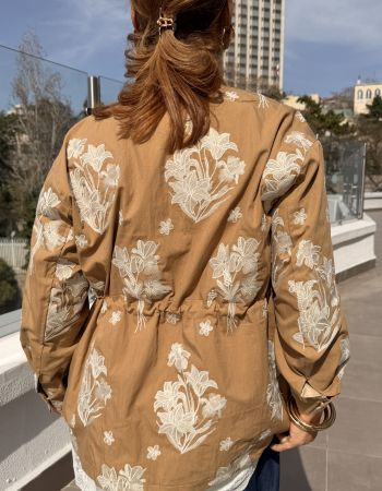 PARİS TASARIM TRENÇKOT CAMEL