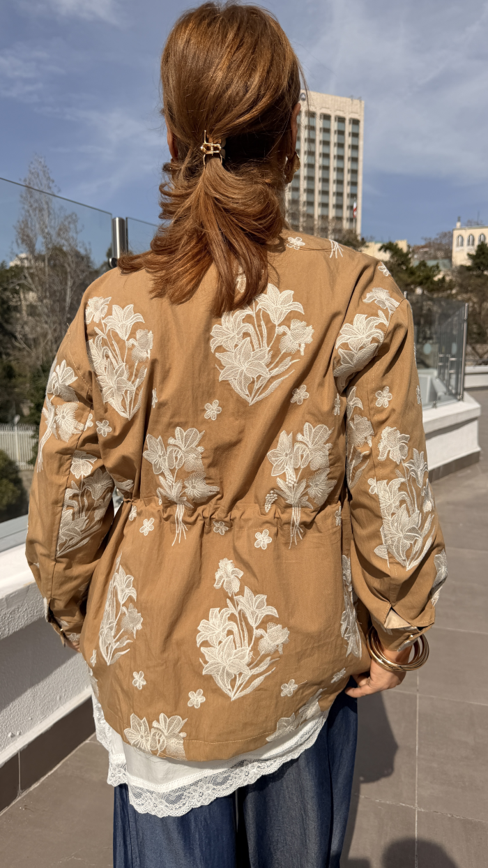 PARİS TASARIM TRENÇKOT CAMEL