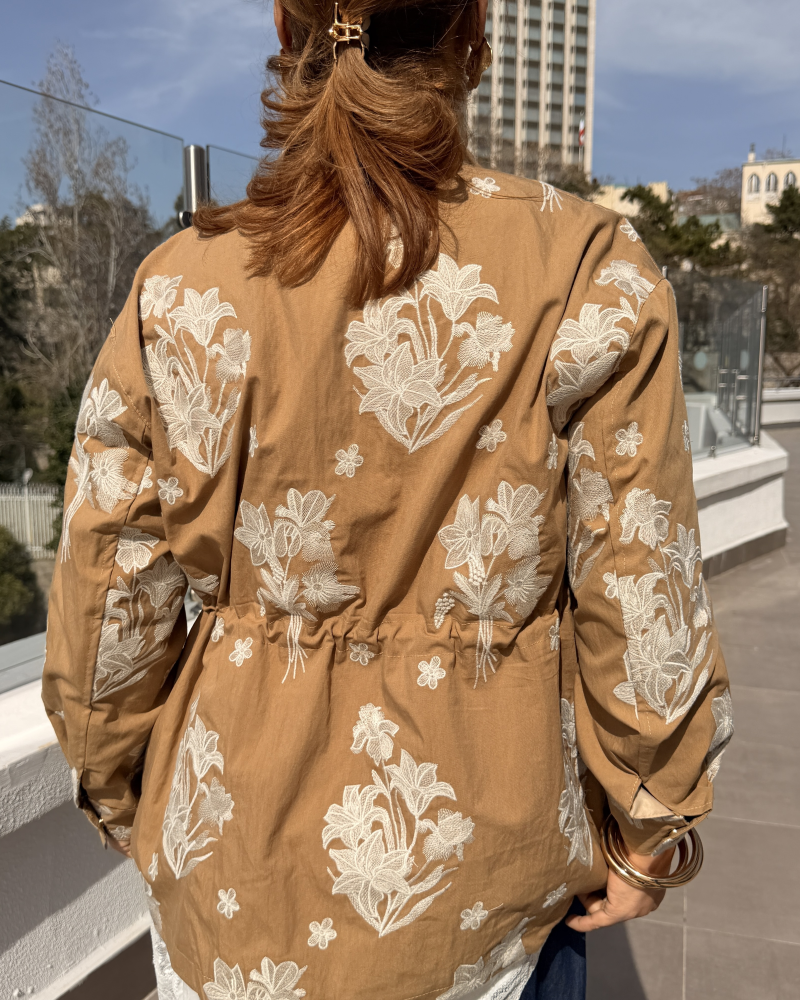 PARİS TASARIM TRENÇKOT CAMEL