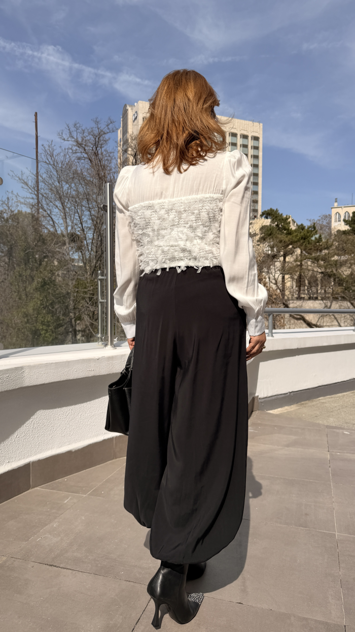 İTALYAN TASARIM GÖMLEK BEYAZ