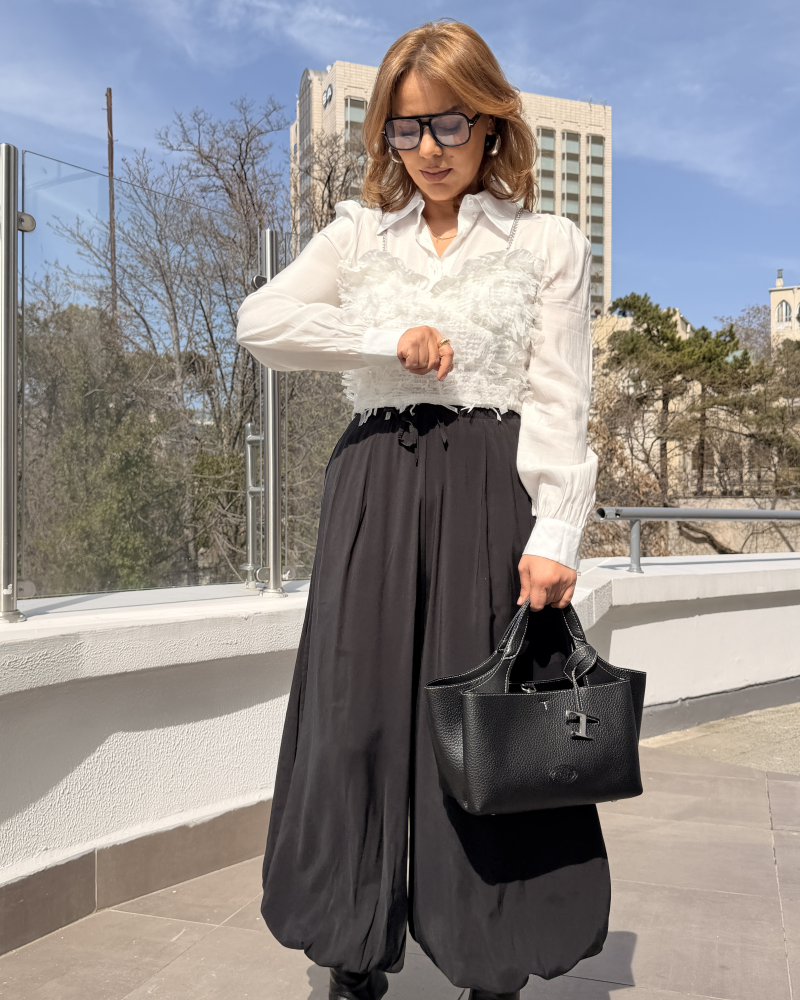 İTALYAN TASARIM GÖMLEK BEYAZ