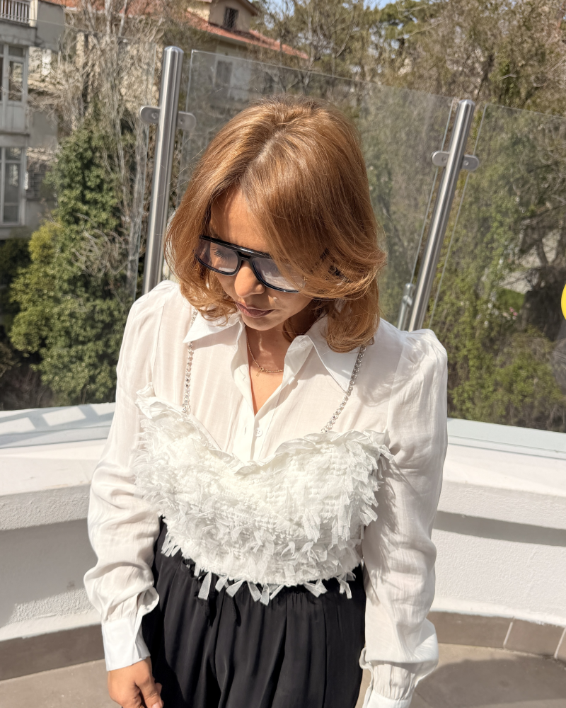 İTALYAN TASARIM GÖMLEK BEYAZ