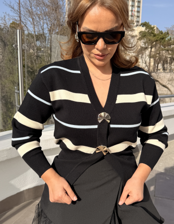 SİYAH İTALYAN TASARIM MİNİ ETEK