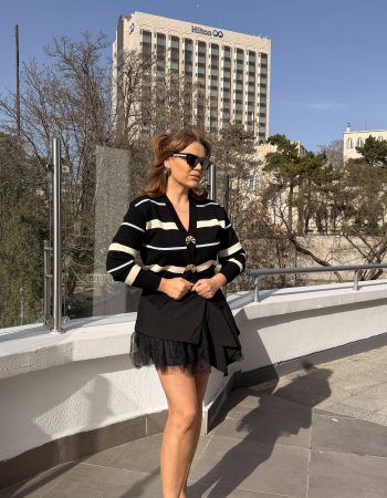 İTALYAN BROŞ DETAY TRİKO